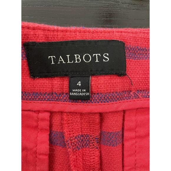 Talbots Shorts Multicolor Striped Nautical Retro Cotton - Picture 7 of 7
